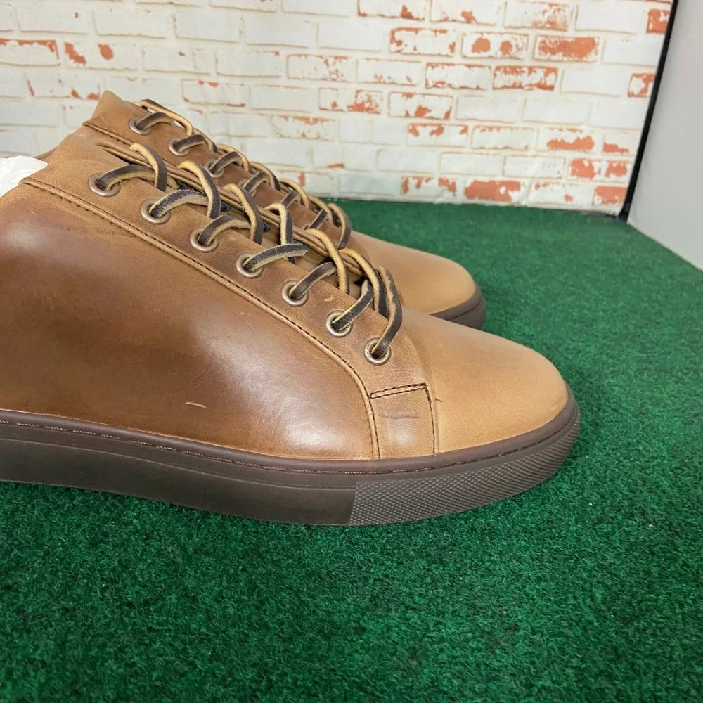 Thursday Boot Co Premier Low Top Mens 8.5 Toffee Leather Sneakers Handcrafted